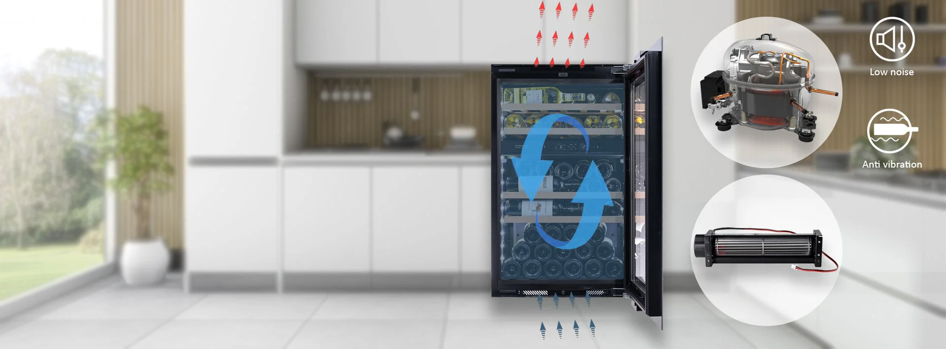 INVERTOROVÝ KOMPRESOR & PŘÍČNÝ VENTILÁTOR